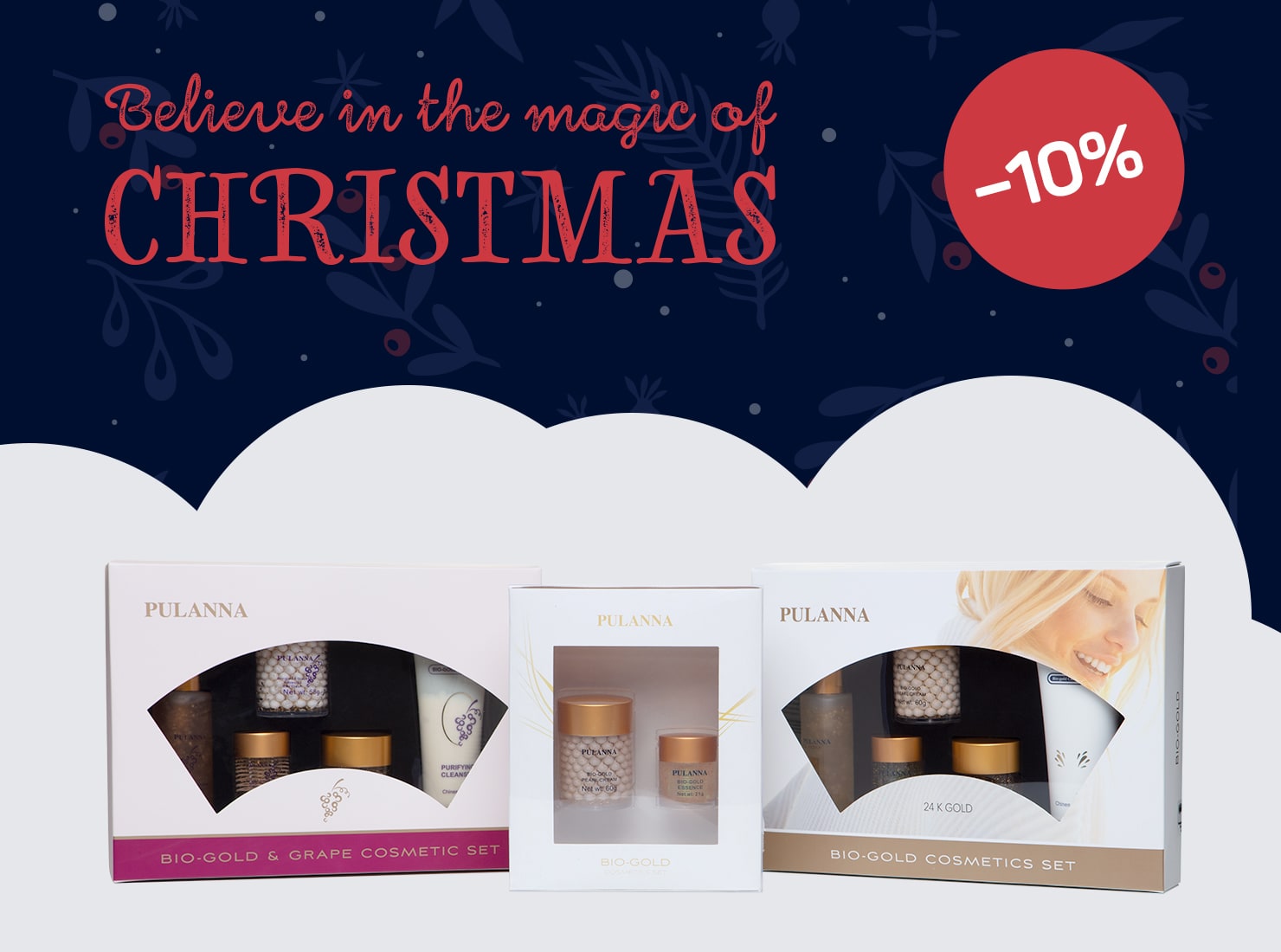 A good idea for a gift – gift sets 10% off. Pack a gift for free.